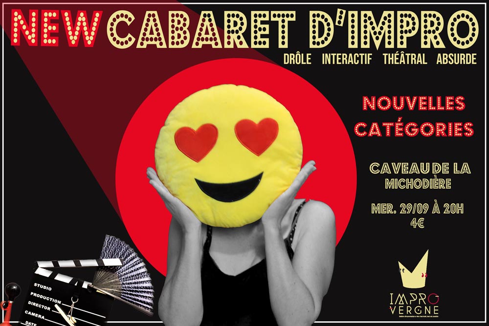 NEW Cabaret d’impro – Mercredi 29/09