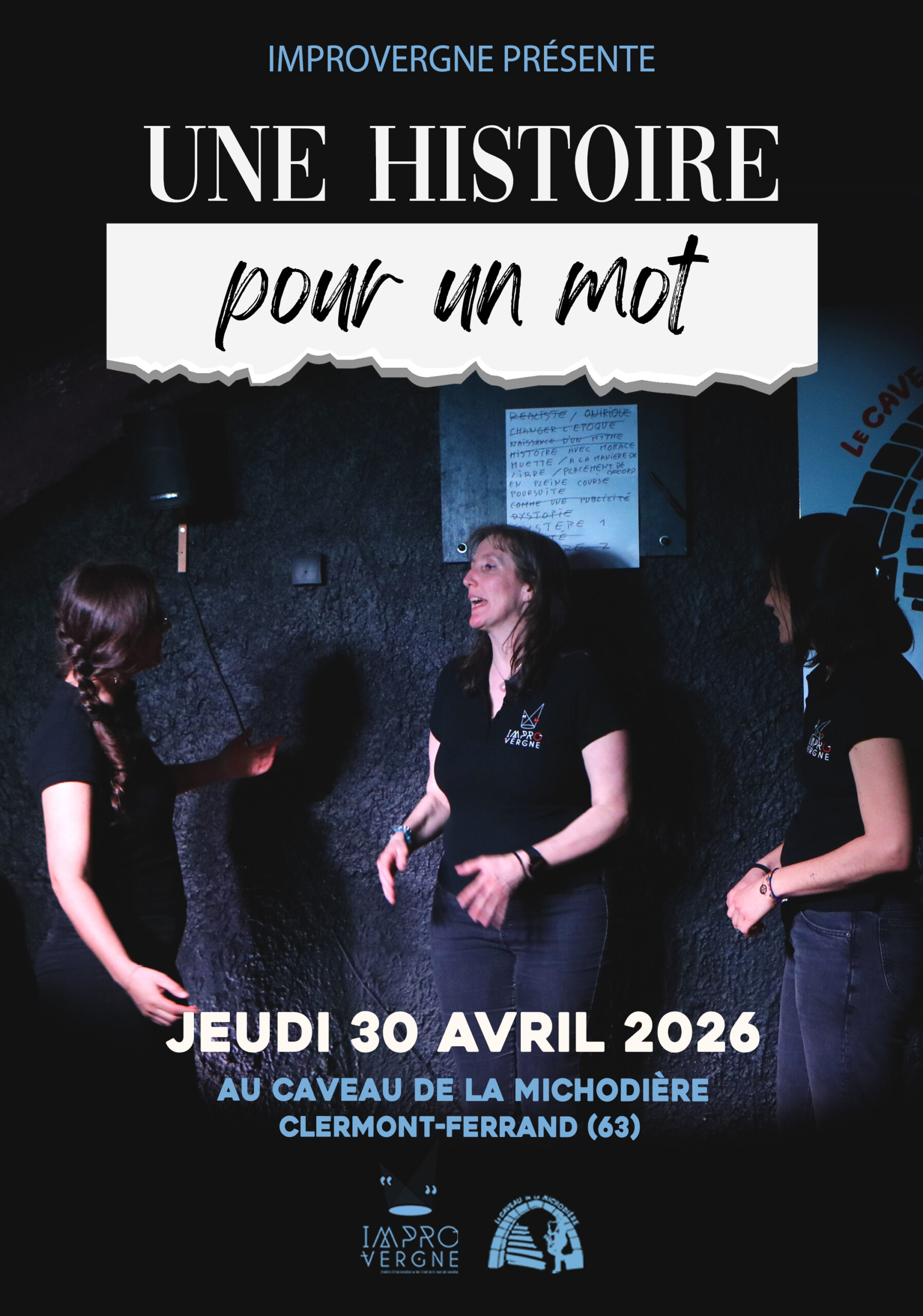 Un chat noir, passer sous une échelle, mettre le pain à l'envers, briser un miroir...pourquoi tout cela porte malheur ?</p>
<p>Trinquer en se regardant dans les yeux, toucher du bois, voir une coccinelle s'envoler...pourquoi tout cela porte bonheur ?</p>
<p>Grâce aux idées du public et à l'imagination sans fin de nos improvisateurs, nous allons nous amuser, explorer, réinventer ces superstitions...et les vivre pleinement !<br />
Et toi, tu es superstitieux ?